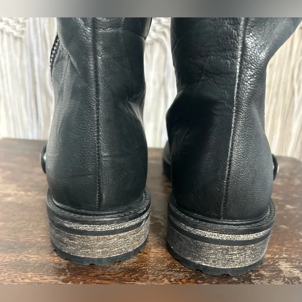♠️Free‎ People Black Braxton Tall Boots-NWOT- DEADSTOCK♠️